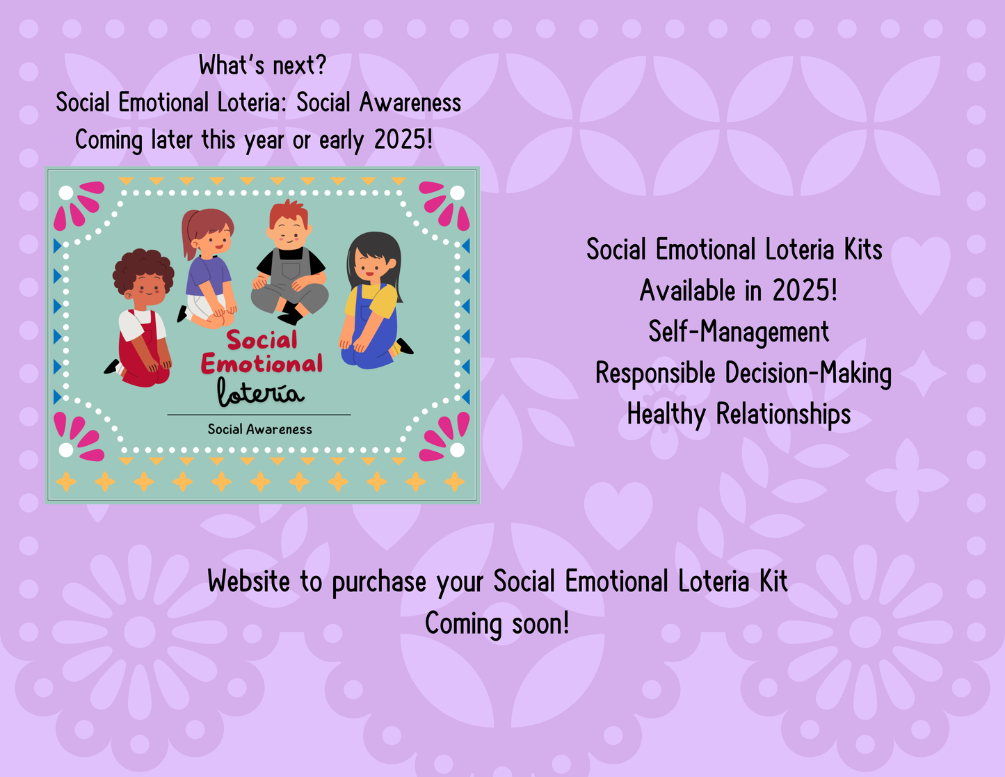 Social Emotional Lotería - Self Awareness (Curriculum, Lesson Plans & Worksheets Only)